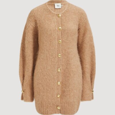 Aje Liyana Fluffy Cocoon Cardigan - Image 2