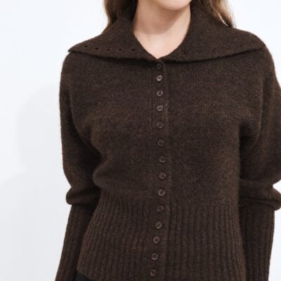 Aje Leni Collared Cardigan - Image 1