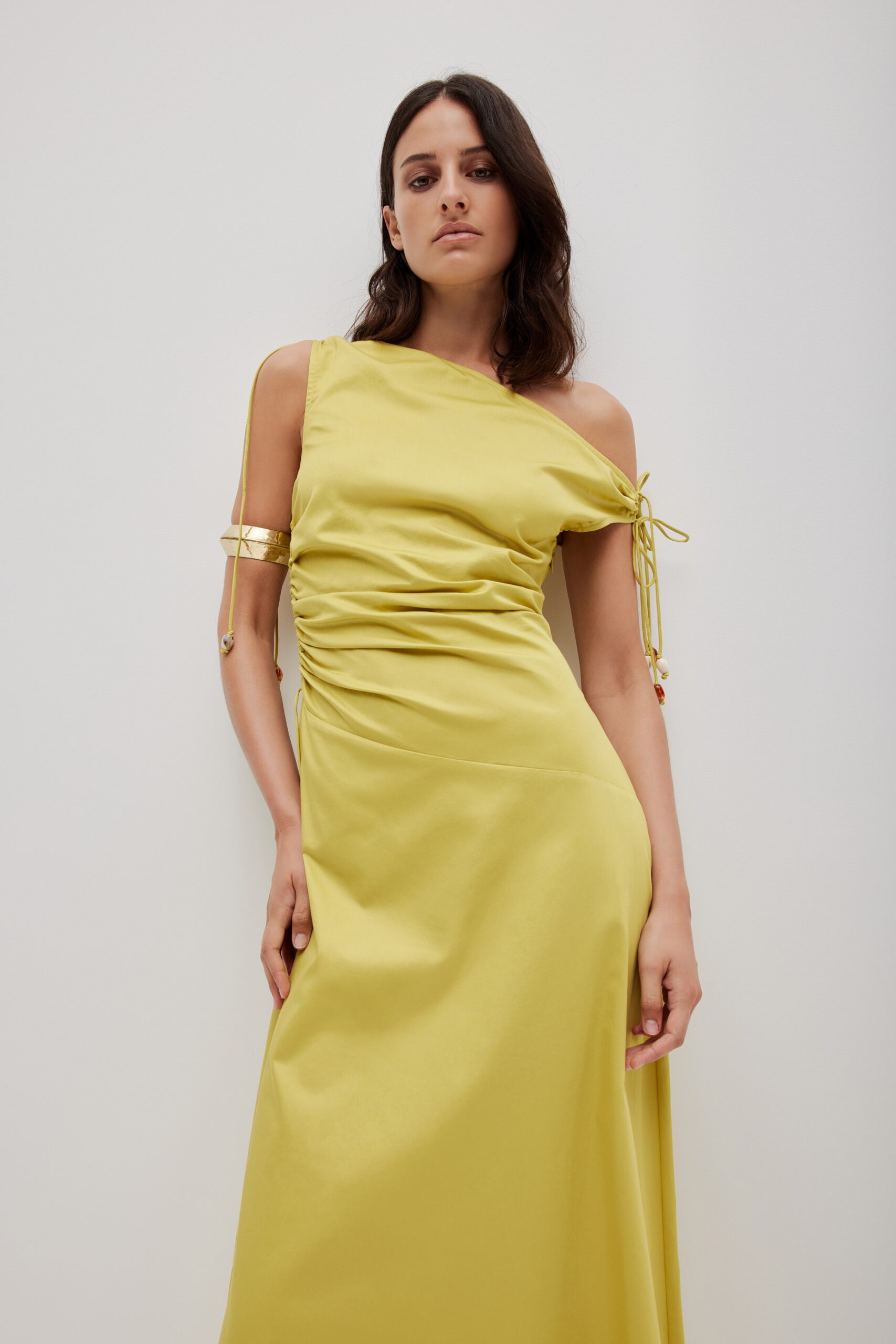 MNAJE060926190235460_3 Aje Laure Off Shoulder Maxi Dress - Image 3
