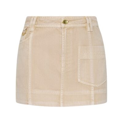 Aje Kya Contrast Denim Micro Skirt - Image 2