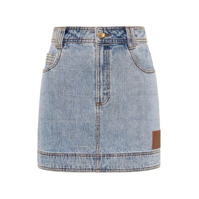 Aje Kindle Denim Mini Skirt - Image 2