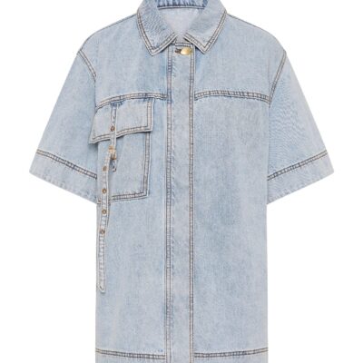 Aje Juno Denim Shirt - Image 2