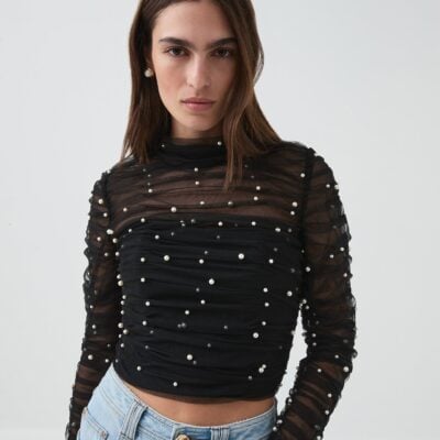 Aje Juniper Crop Top - Image 1