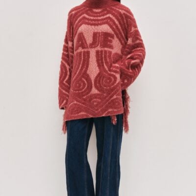 Aje Jouve Jacquard Jumper - Image 1
