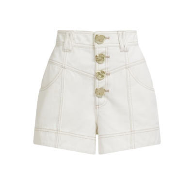 Aje Ivy Denim Short - Image 2