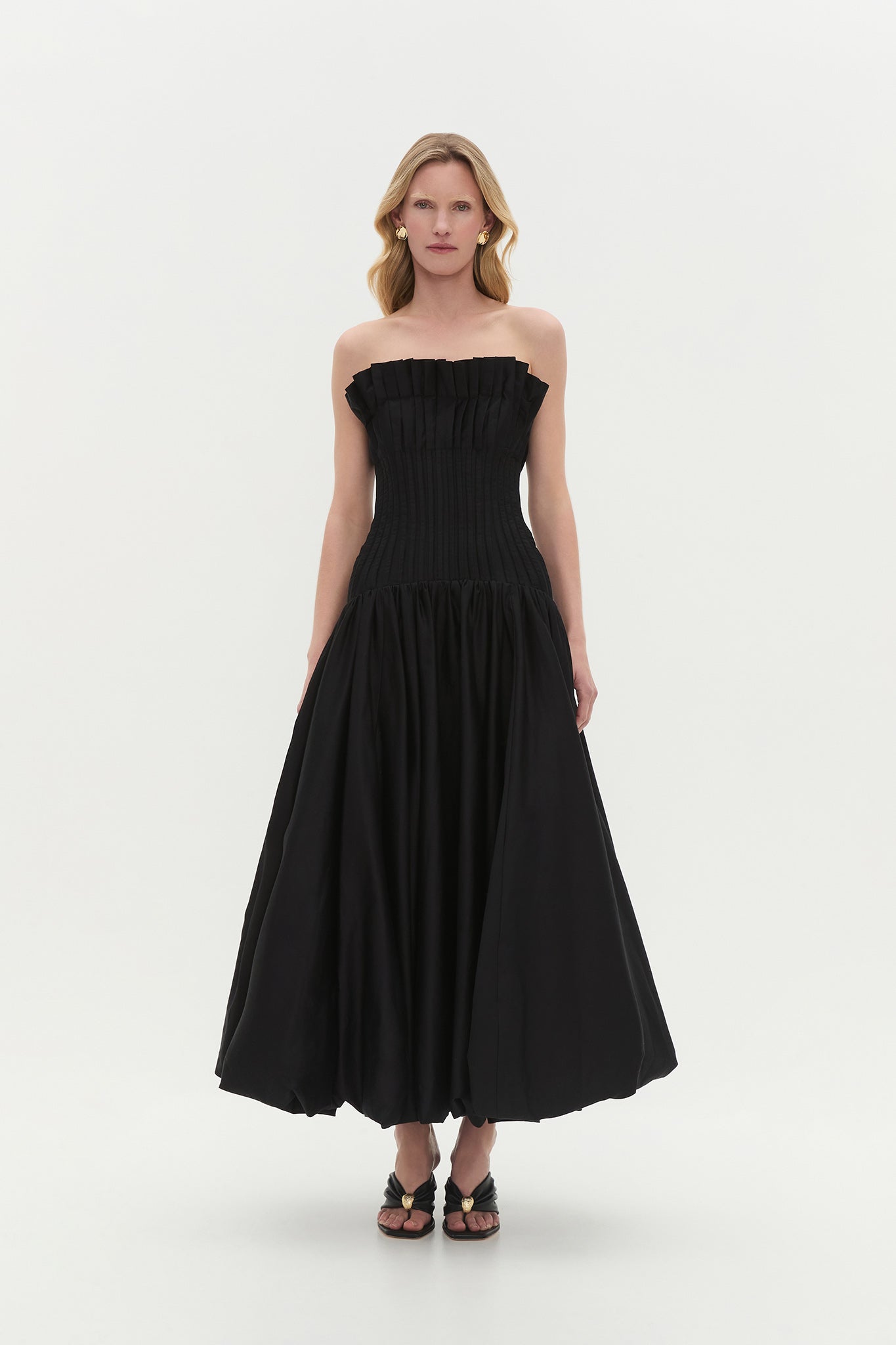 MNAJE060926190235502_3 Aje Ivy Bubble Hem Gown - Image 3