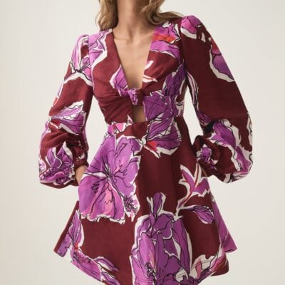 Aje Inflorescence Mini Dress - Image 1