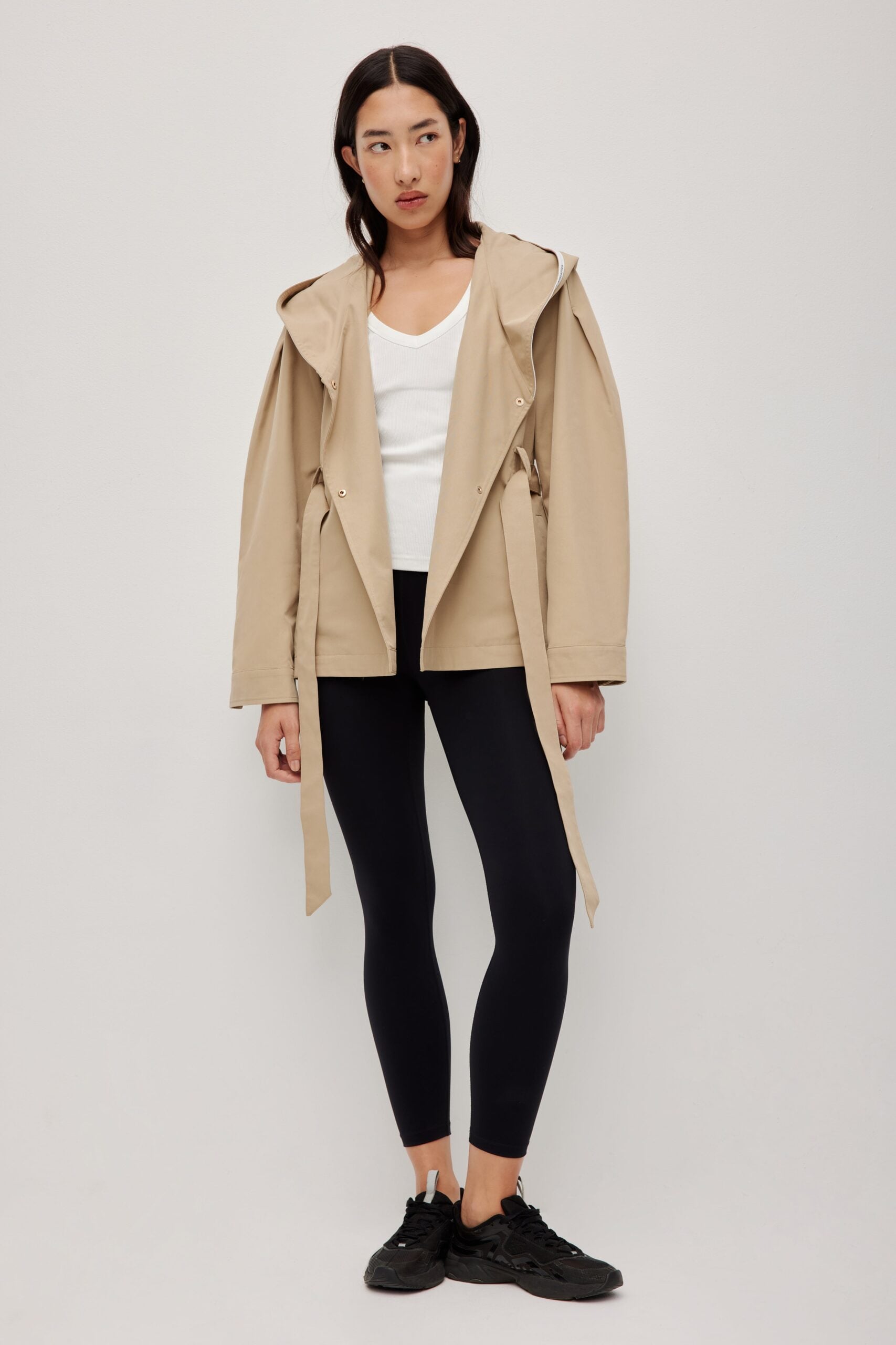 Aje Hooded Crop Trench - Image 1