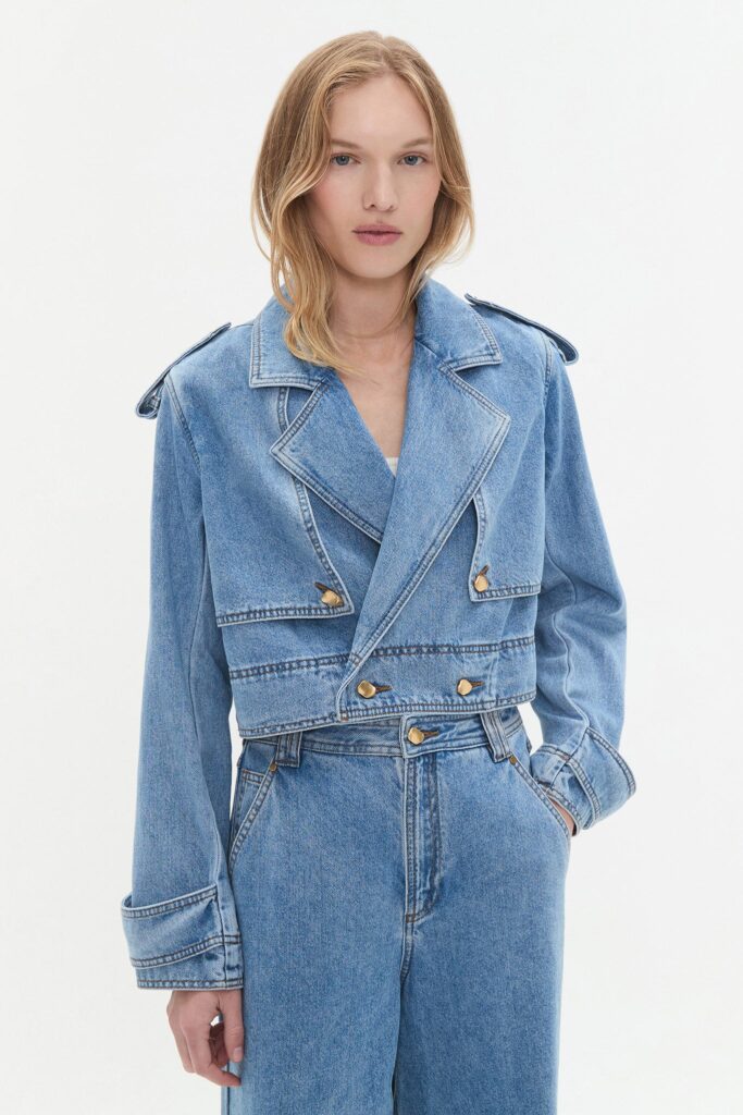 Aje Holland Denim Jacket - Image 1