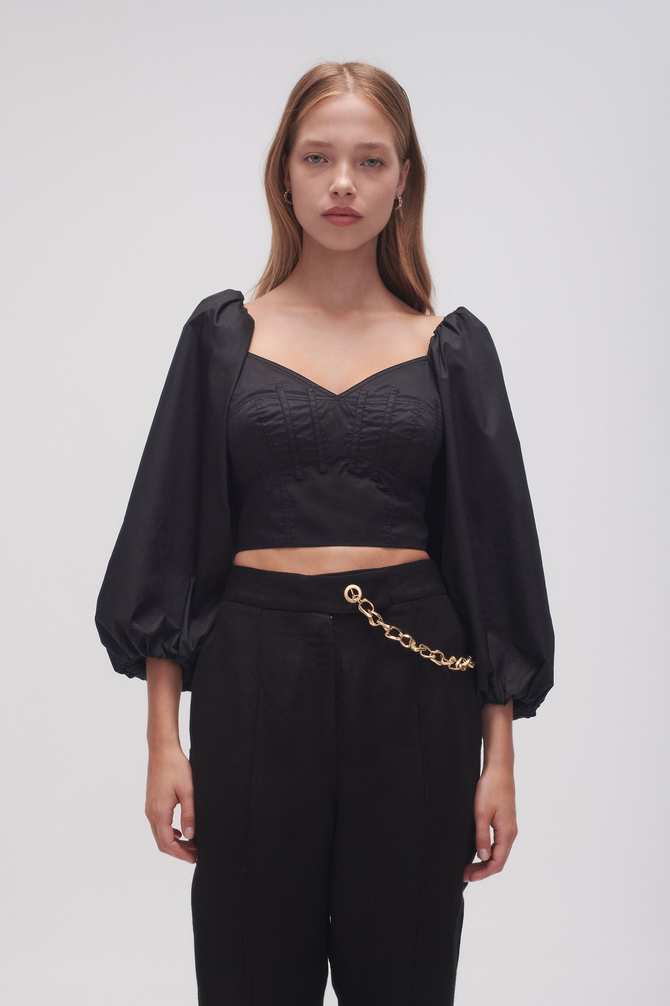 MNAJE060926190235535_3 Aje Hester Corsetted Top - Image 3