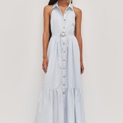 Aje Haze Halter Midi Dress - Image 1