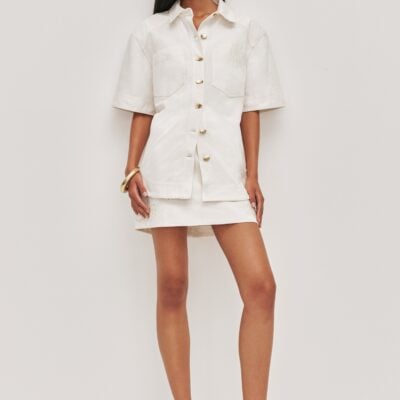 Aje Halo Embroidered Shirt - Image 1