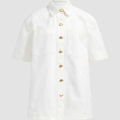 Aje Halo Embroidered Shirt - Image 2