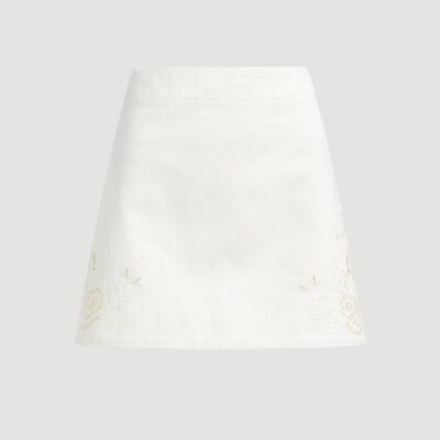 Aje Halo Embroidered Mini Skirt - Image 2