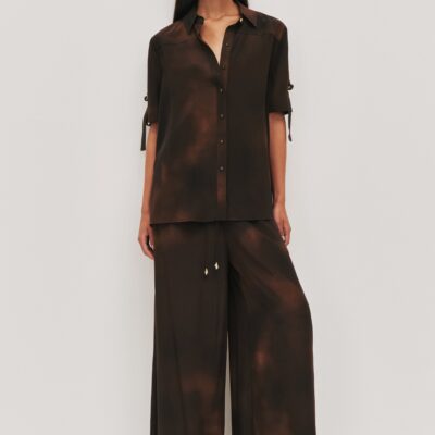 Aje Glaze Silk Shirt - Image 1