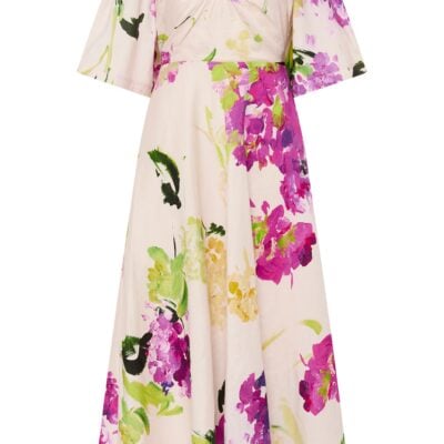 Aje Gilda Bell Sleeve Midi Dress - Image 2