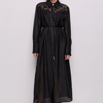 Aje Gia Embroidered Maxi Dress - Image 1