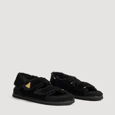 Aje Fluffy Strap Sandal - Image 1