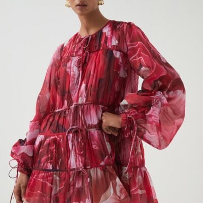 Aje Flora Mini Dress - Image 1