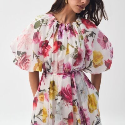 Aje Fleur Midi Dress - Image 1