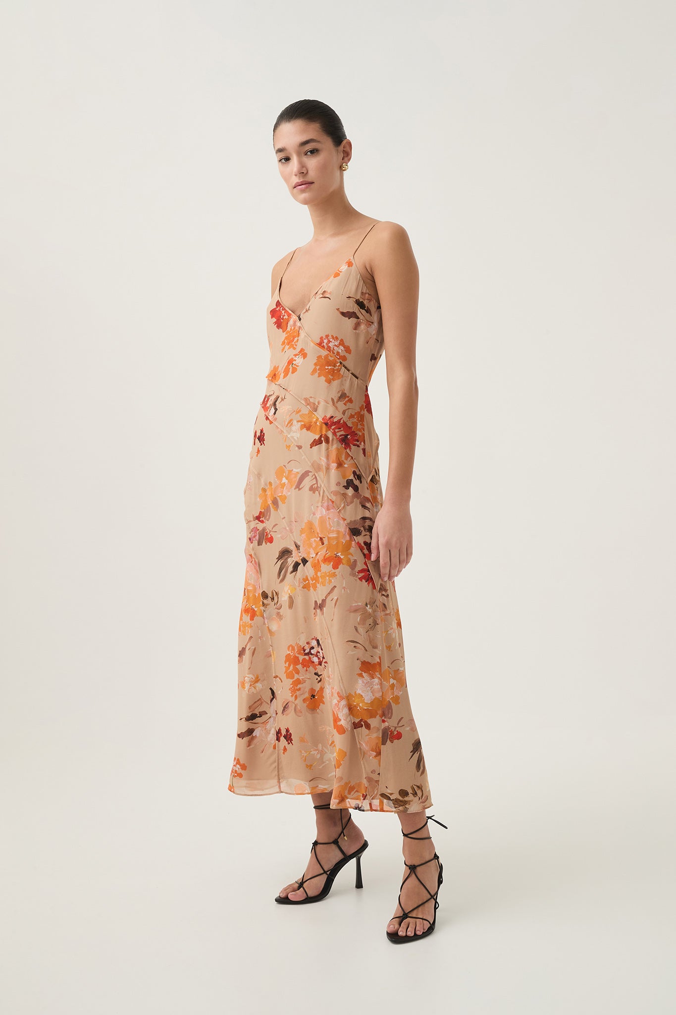 Aje Exurbia Seamed Midi Dress - Image 1