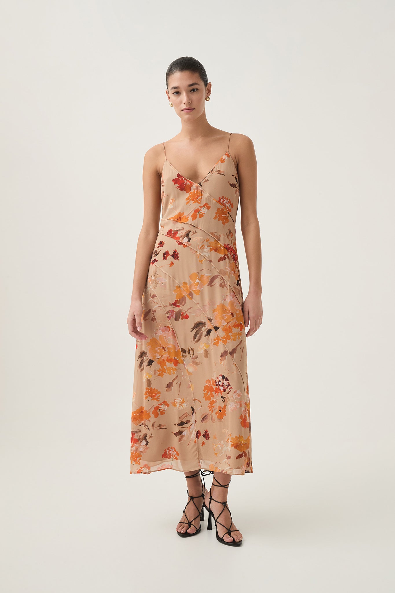 MNAJE060926190235624_3 Aje Exurbia Seamed Midi Dress - Image 3