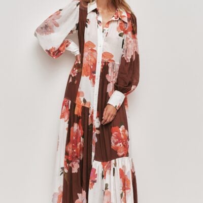 Aje Esprit Maxi Smock Dress - Image 1