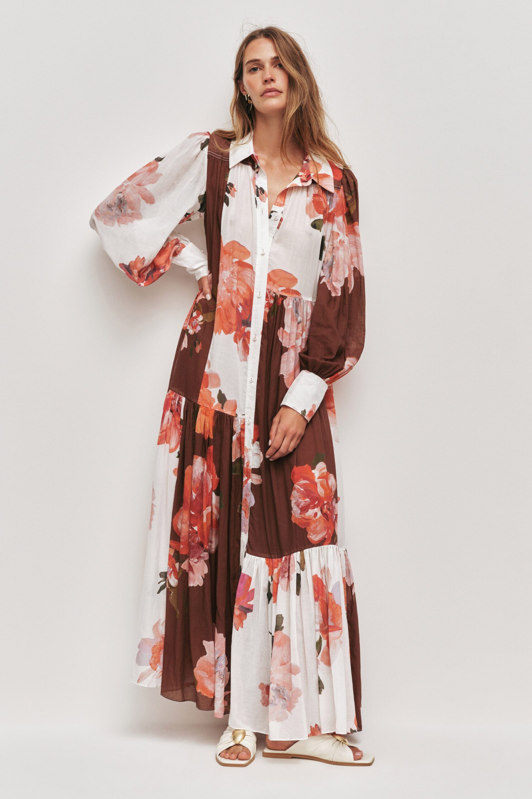Aje Esprit Maxi Smock Dress - Image 1