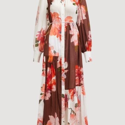 Aje Esprit Maxi Smock Dress - Image 2