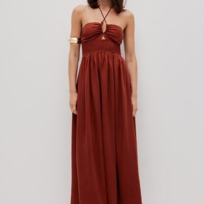 Aje Emberlyn Halter Maxi Dress - Image 1