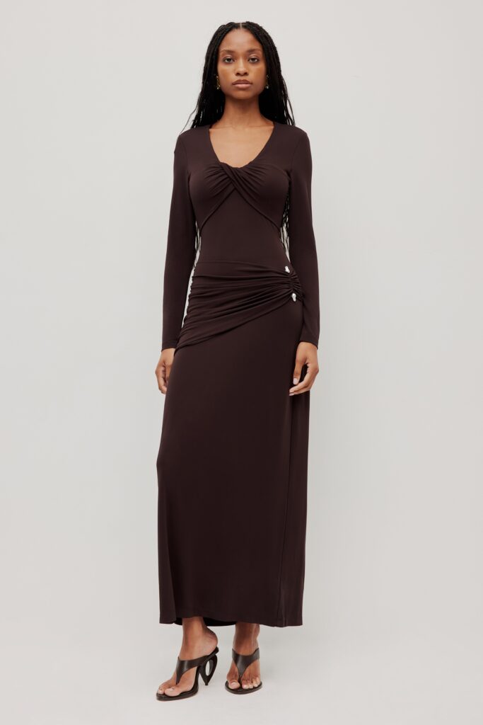 Aje Ember Long Sleeve Maxi Dress - Image 1