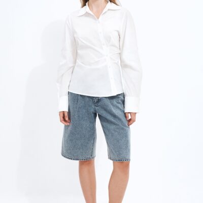 Aje Ellie Wrap Shirt - Image 1