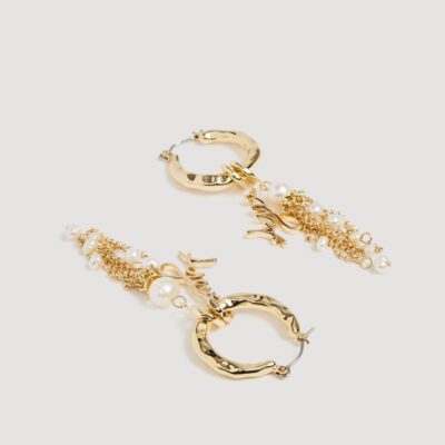 Aje Elle Pearl Hoop - Image 2
