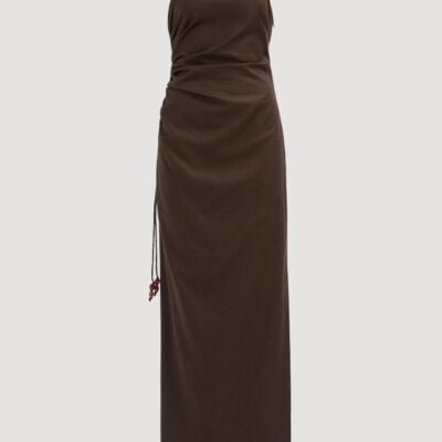 Aje Elara Ruched Midi Dress - Image 2