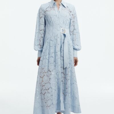 Aje Verse Lace Midi Dress - Image 1