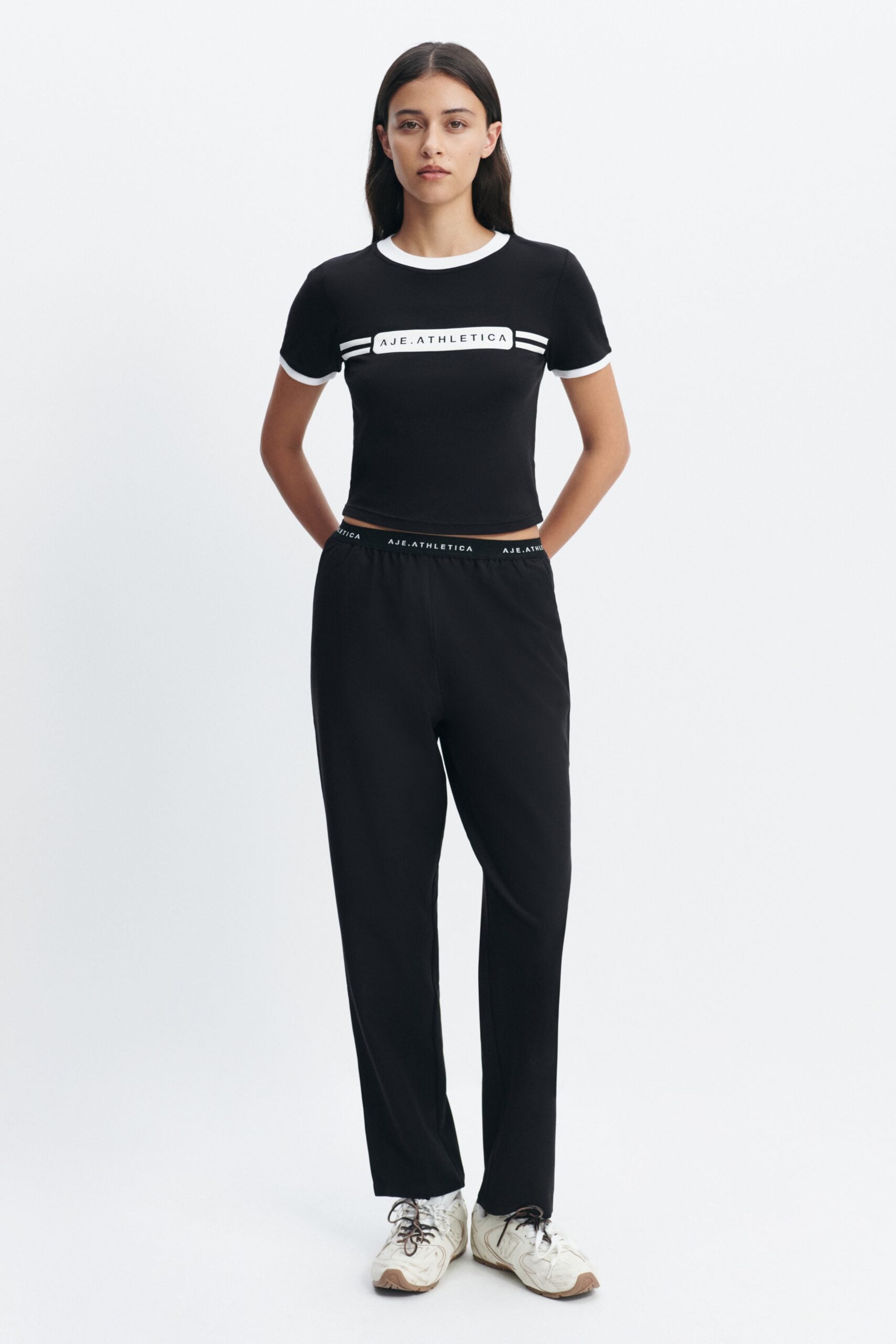 Aje Tapered Logo Elastic Pant - Image 1