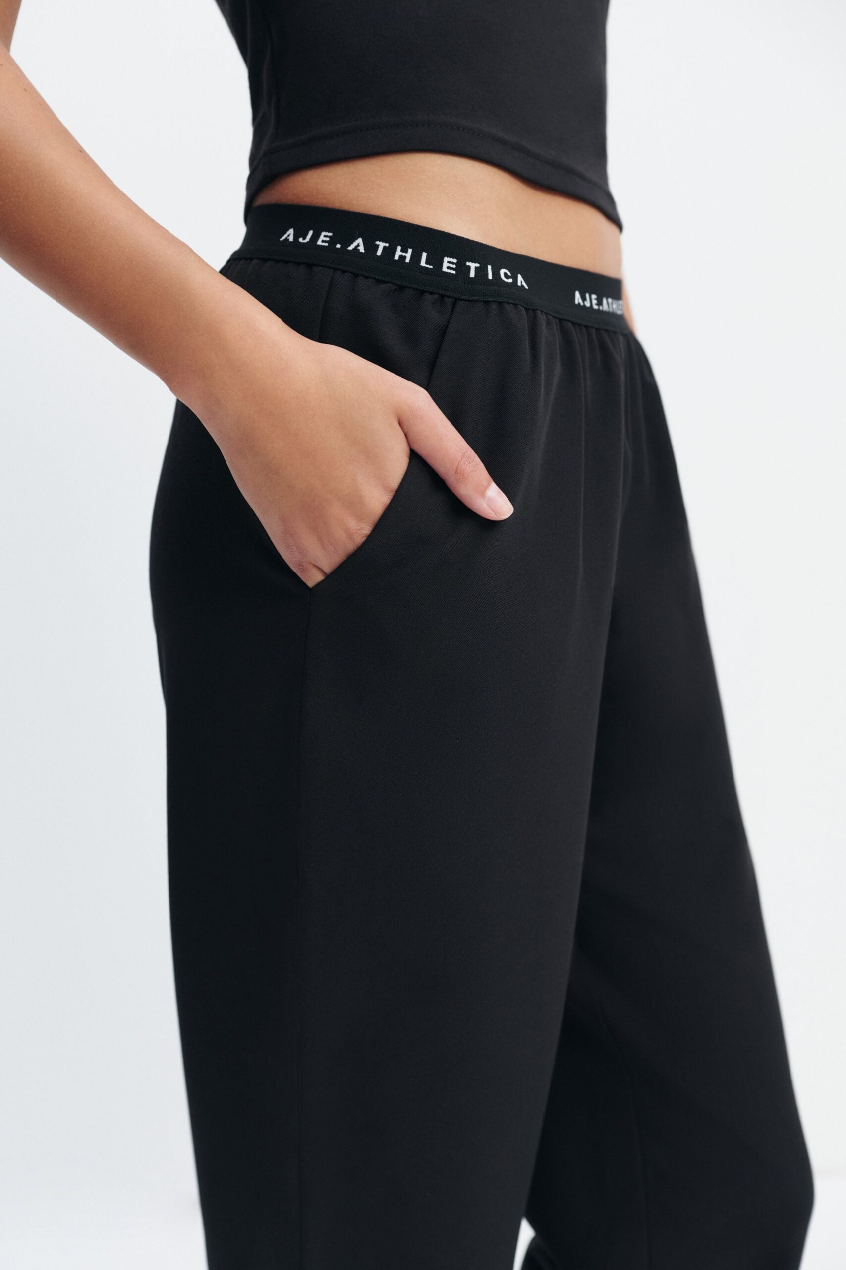 Aje Tapered Logo Elastic Pant - Image 3