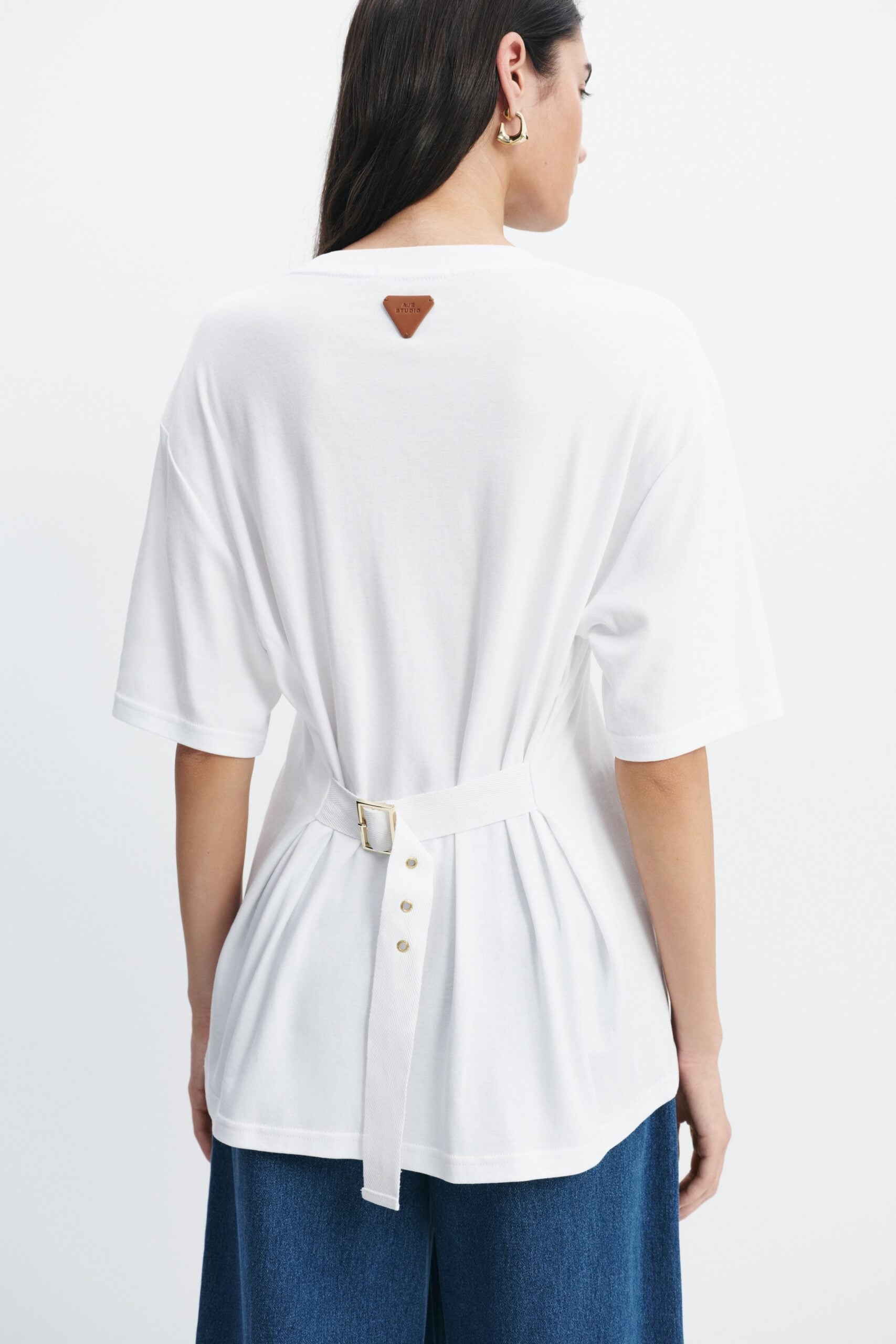 MNAJE200926190225016_2 Aje Sienna Belted Tee - Image 2