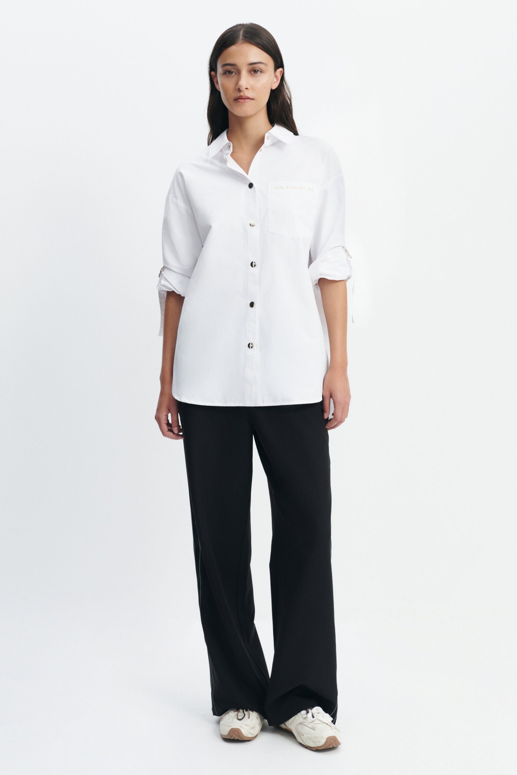 Aje Short Sleeve Embroidered Shirt - Image 1