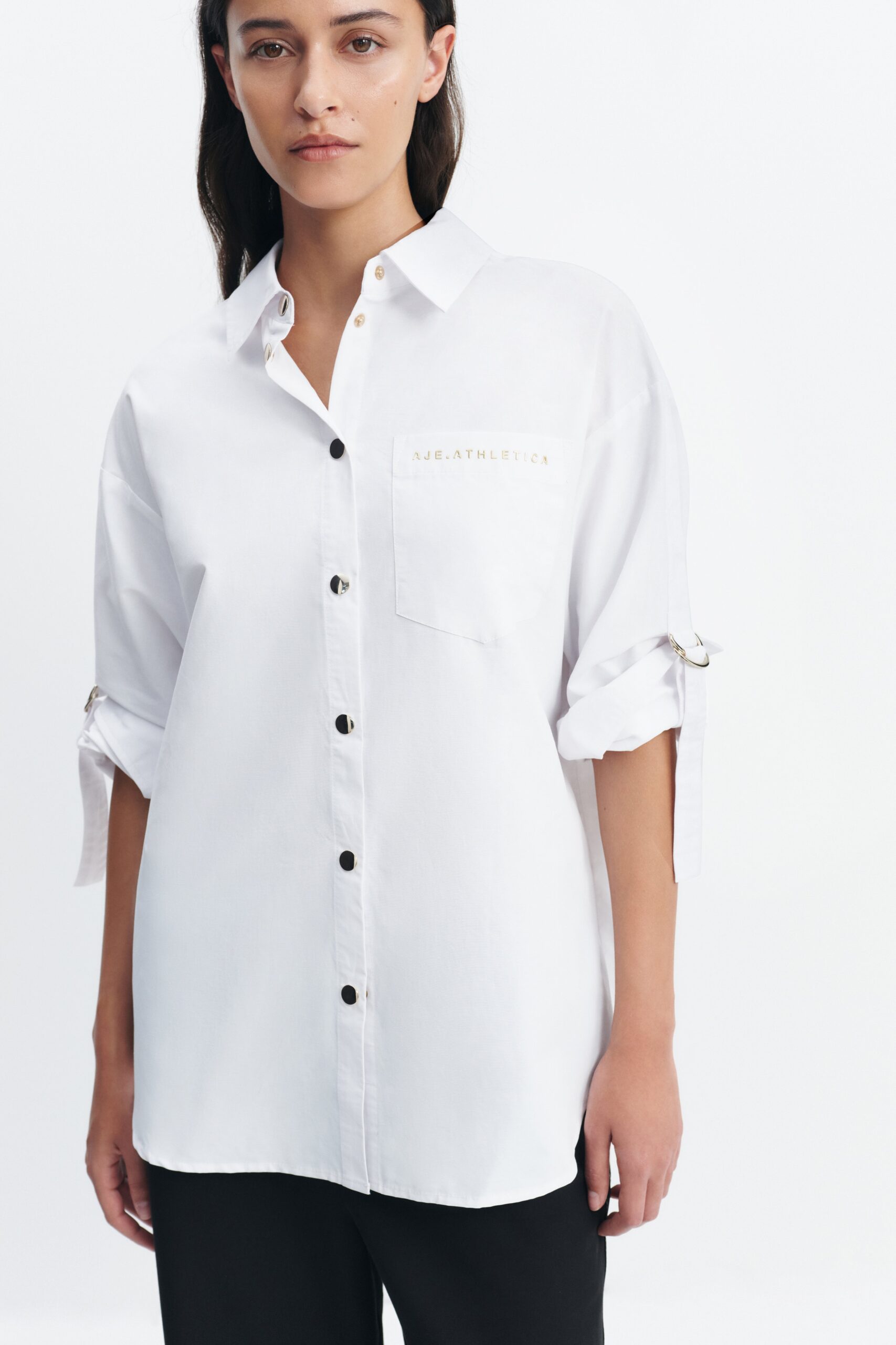 MNAJE200926190225017_3 Aje Short Sleeve Embroidered Shirt - Image 3