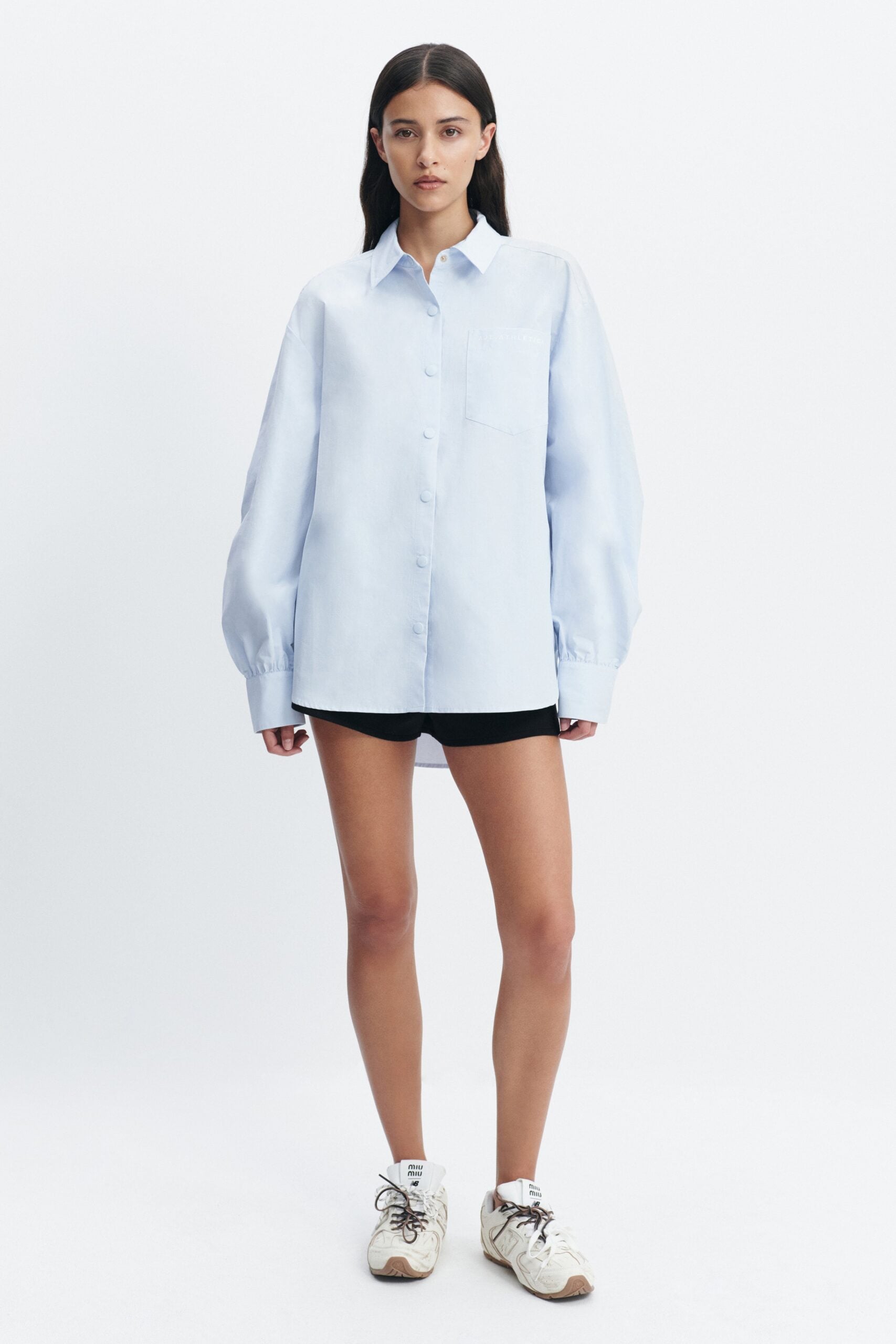 Aje Ruched Long Sleeve Shirt - Image 1