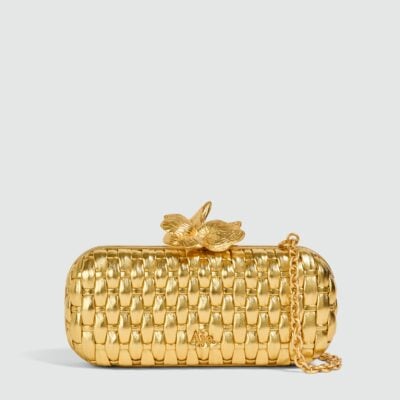 Aje Retrofete Woven Long Clutch - Image 1