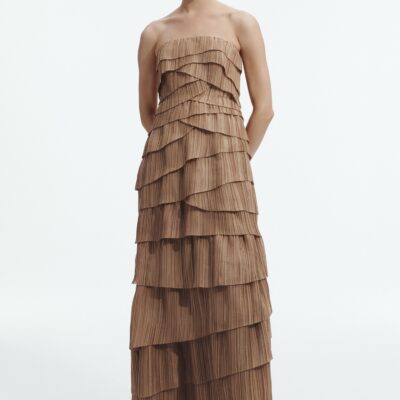 Aje Phoebe Pleated Gown - Image 1