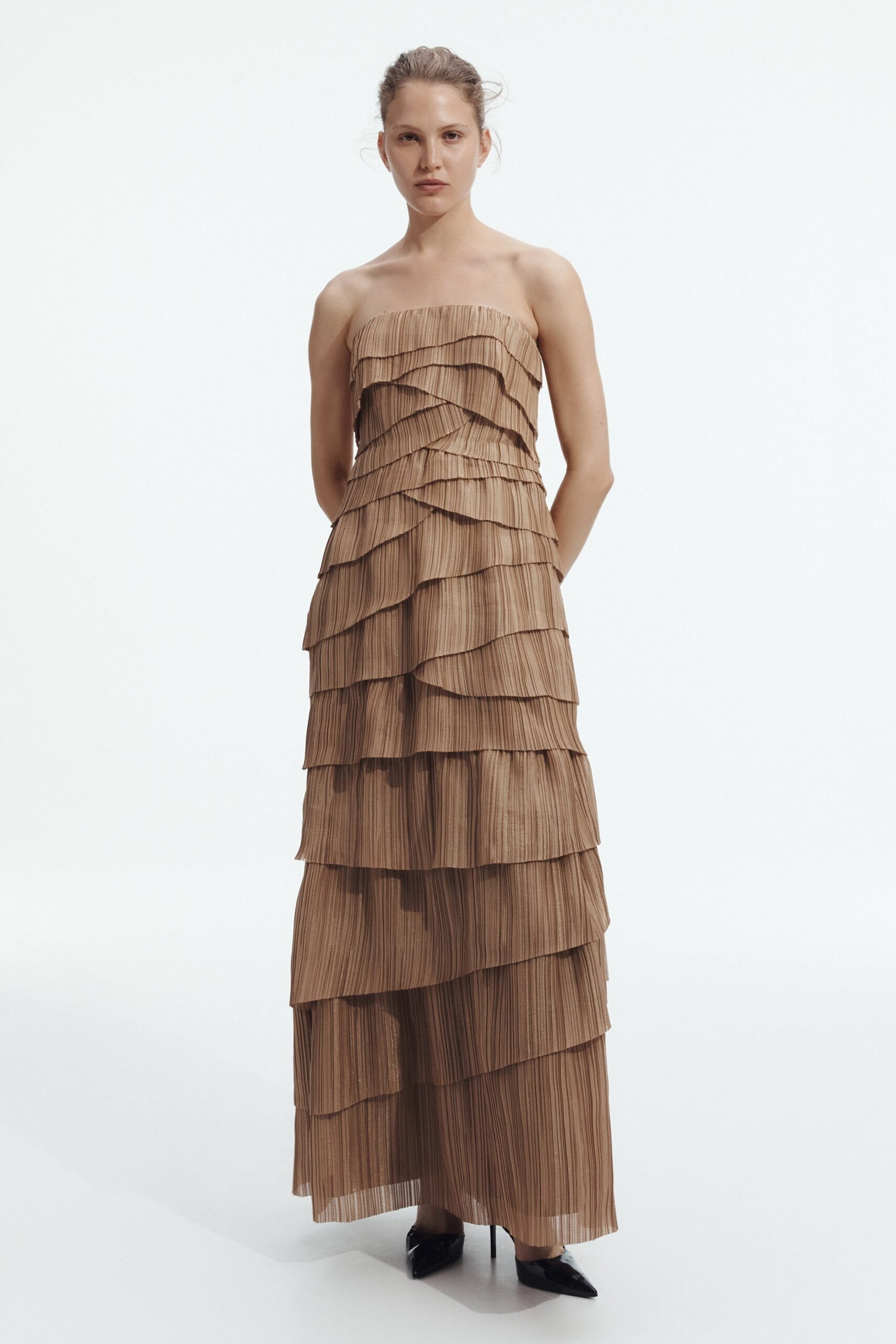 Aje Phoebe Pleated Gown - Image 1
