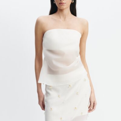 Aje Naia Strapless Top - Image 1
