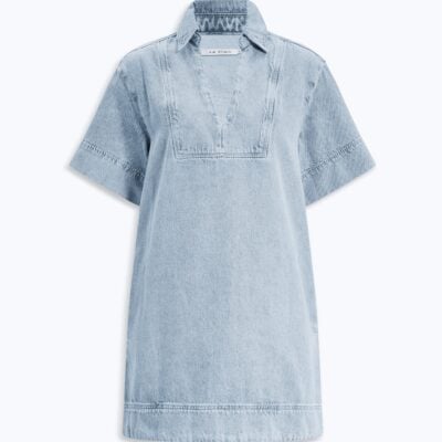Aje Margot Denim Mini Dress - Image 2