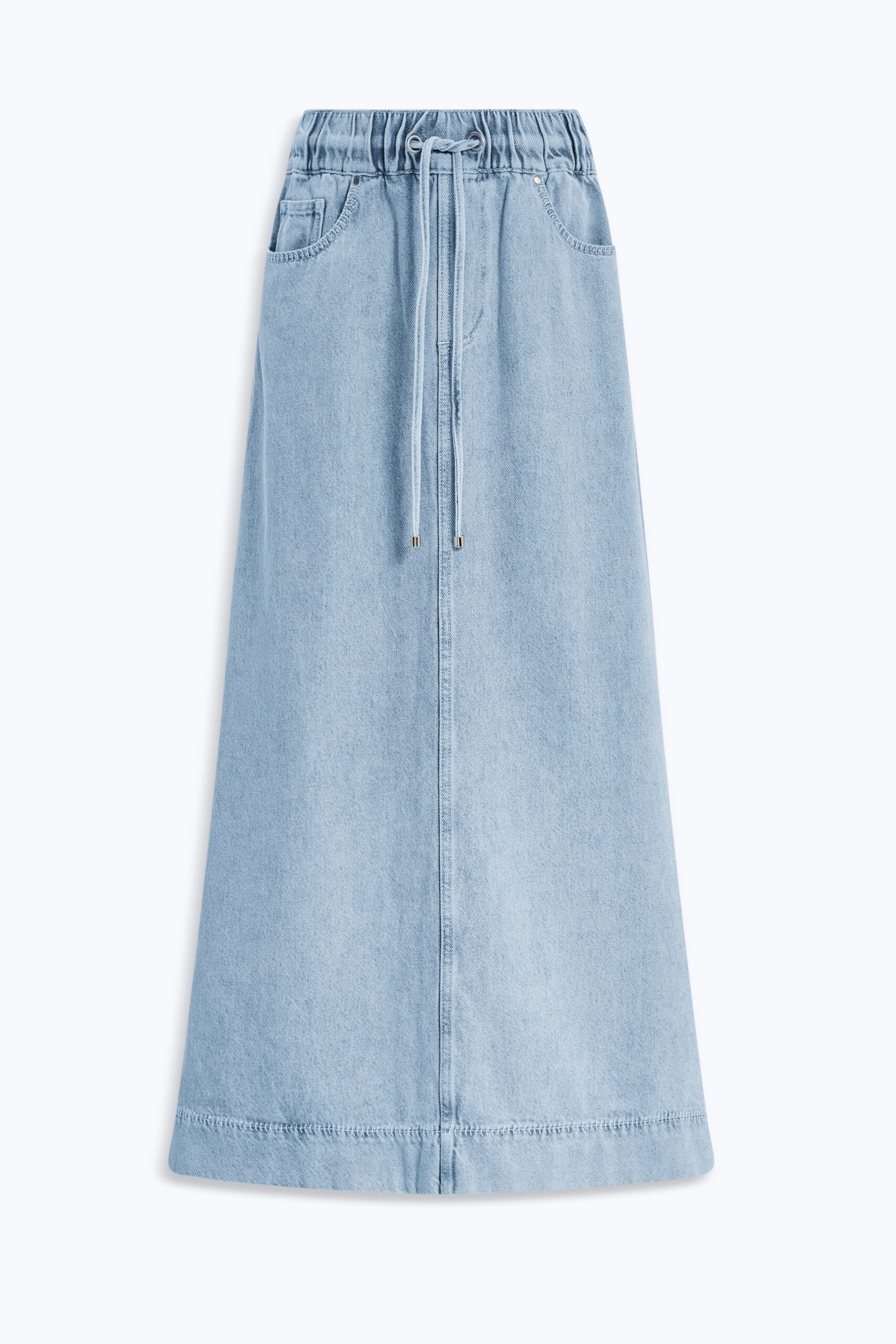 Aje Margot Denim Maxi Skirt - Image 2