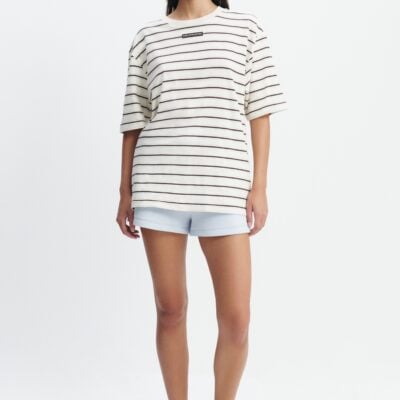 Aje Logo Sport Stripe Tee 102 - Image 1