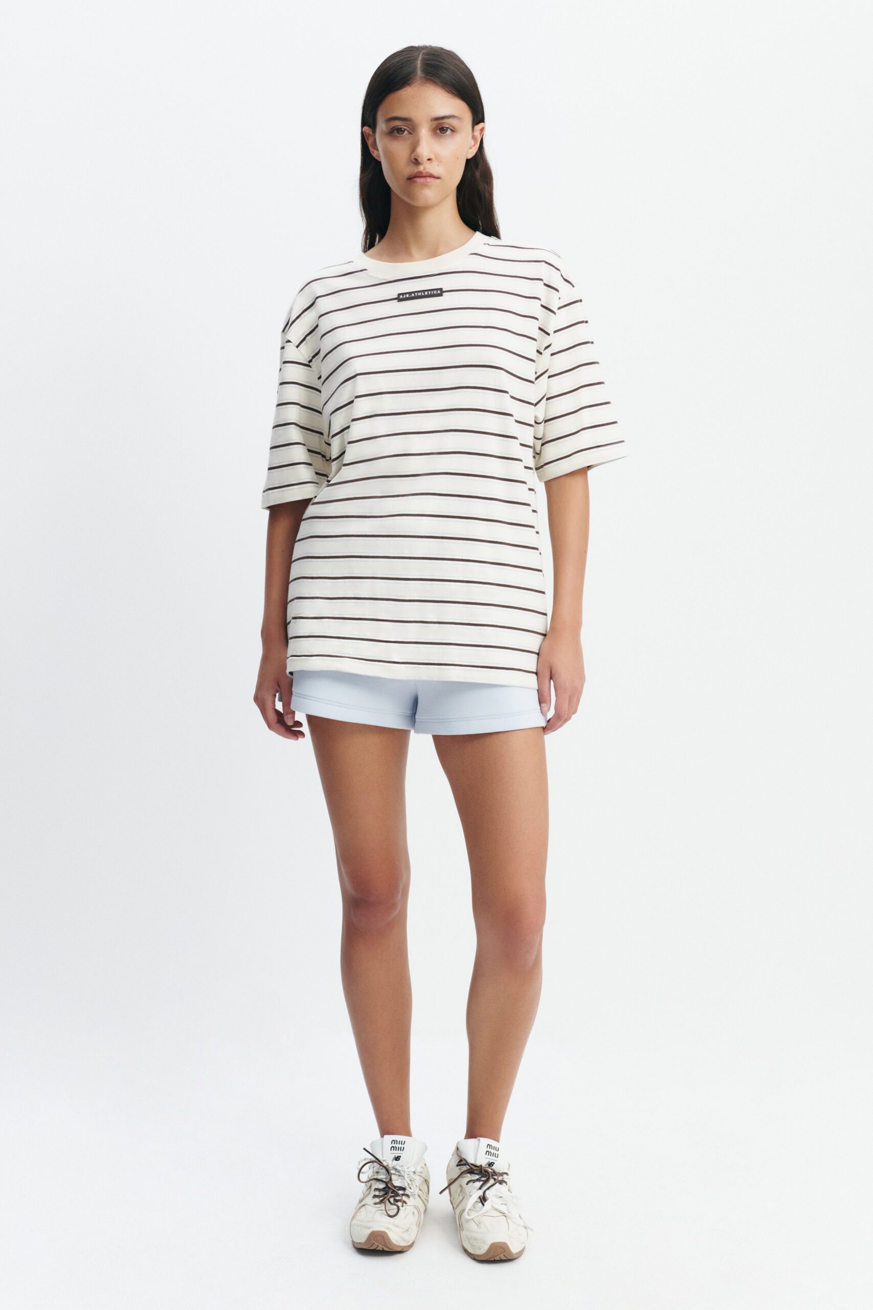 Aje Logo Sport Stripe Tee 102 - Image 1