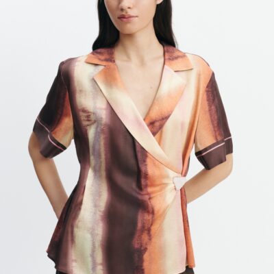 Aje Lindsey Wrap Shirt - Image 1